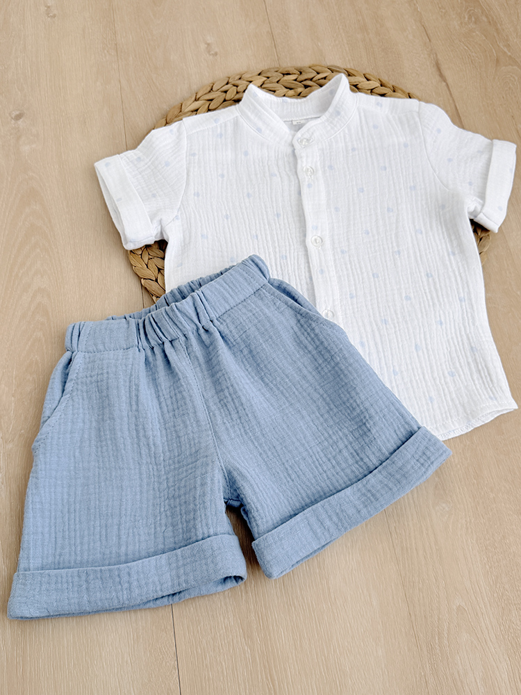 MUSLIN SET KRATKI PLAVI2